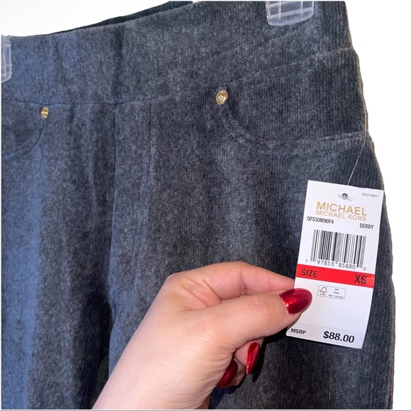 Michael Kors XS Pull-On Corduroy Pants NWT – High Rise Straight Ankle - Picture 5 of 10